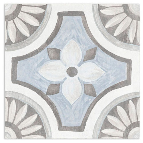 Azulejo hidráulico Adobe decor monza white