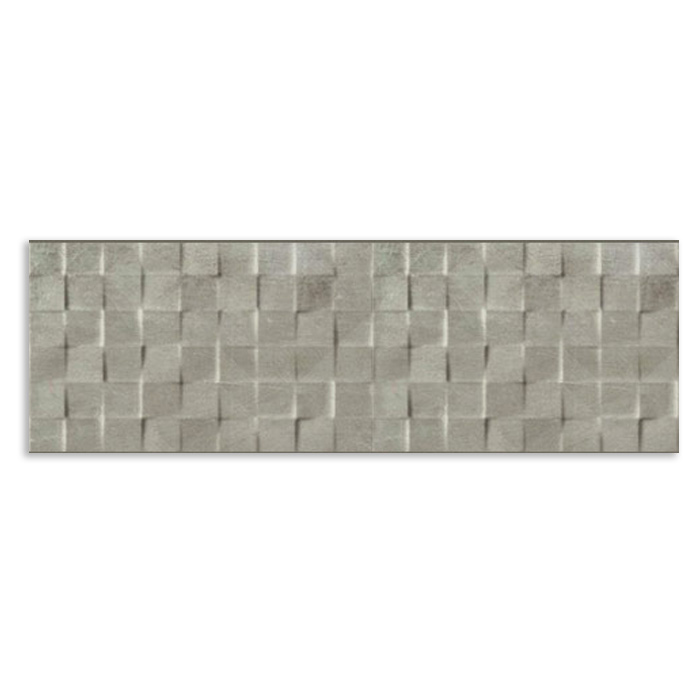azulejo con relieve para cocinas y baños ANDIA DECOR TAUPE 25X70 MATE