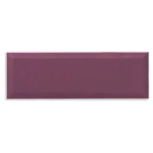 Azulejo Loft Purple 10x30 Brillo Bis fabricado en Pasta Roja