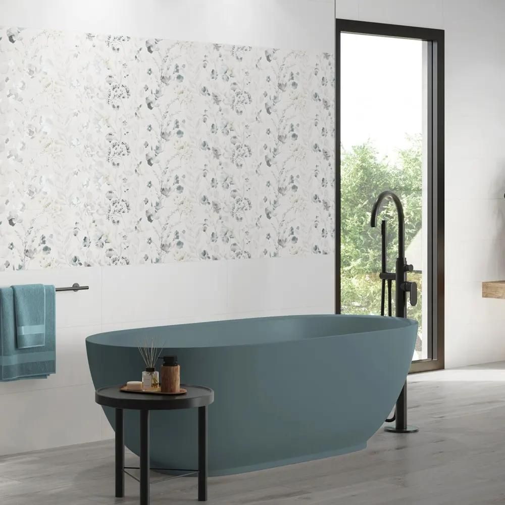 Azulejos decorativos para baños Serie Blancos de Cristacer
