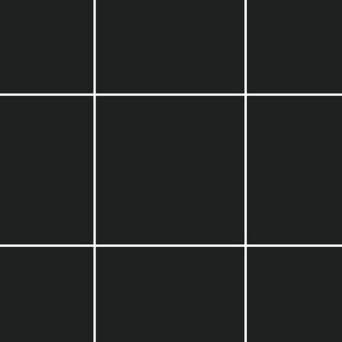 azulejos negros pequeños basic black 25x25