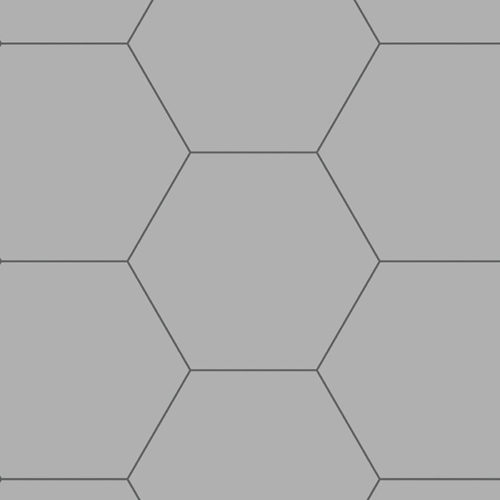 Porcelánico hexagonal gris Basic Hex Silver 22x25 Satinado