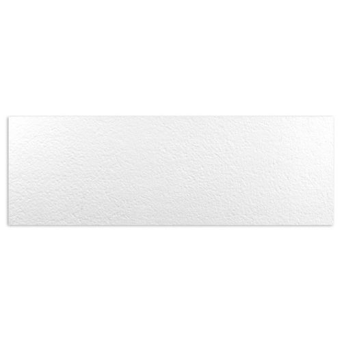 azulejo para paredes de color blanco con relieve Bianchi Carpi 30x90 Mate Rec