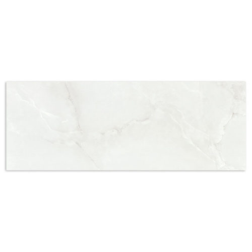 azulejos marmol de color blanco BIBURY WHITE 33.3X90 BRILLO REC