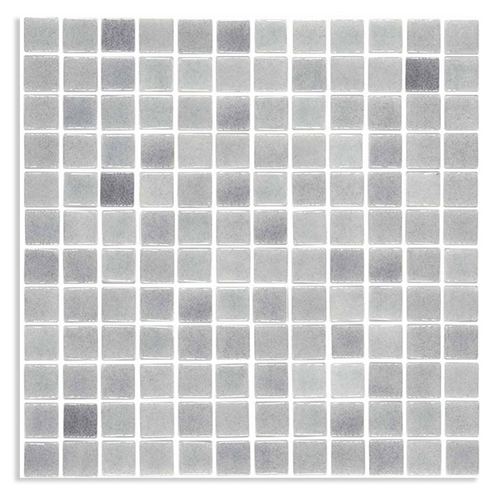 Mosaico de gresite para piscina o baños en gris