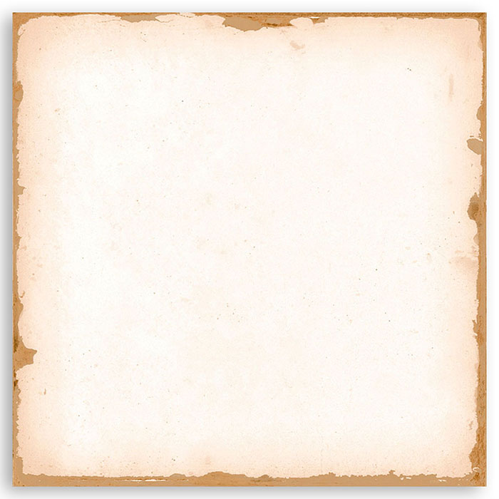 azulejo blanco rústico tipo hidráulico CASABLANCA WHITE 12.5X12.5 MATE