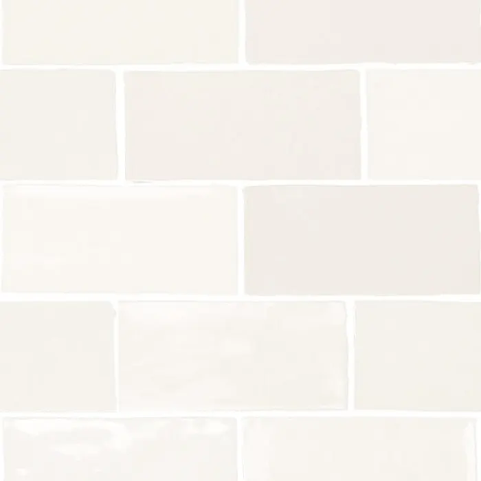 Azulejo blanco Fado White 6.5x13 Brillo