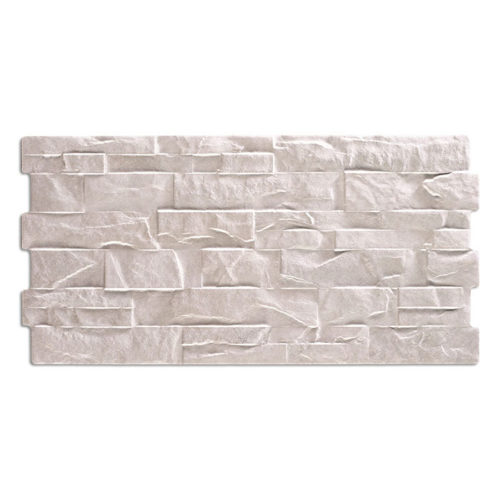 Azulejo blanco imitación piedra FLANDES BLANCO 25X50 MATE