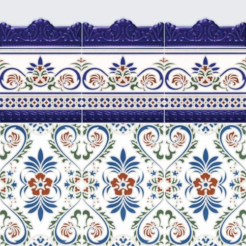 baldosas azules estilo sevillano Serie Granada