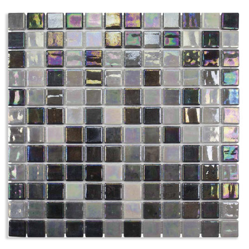 azulejo mosaico ACQUARIS GREY 31.6X31.6 (2.5X2.5) BRILLO