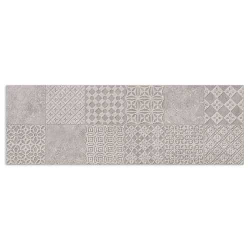 azulejos grises textura piedra con relieve KLIFF SYRMA GREIGE 25X75 MATE