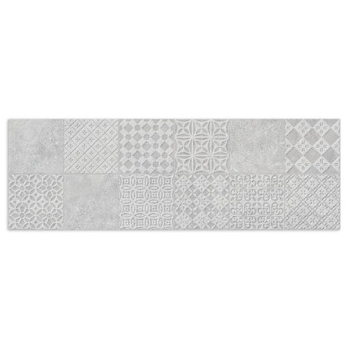 azulejos grises textura piedra con relieve KLIFF SYRMA PEARL 25X75 MATE