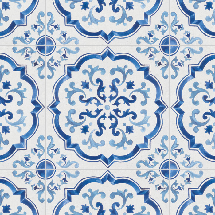 Azulejos Hidráulico Mestral Rosette 22.3x22.3 Mate