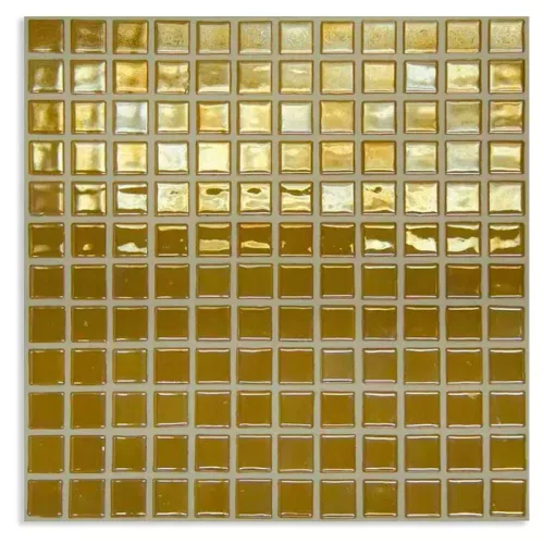 Azulejo gresite Metalica Dore 31.6X31.6 (2.5X2.5) Brillo para pared