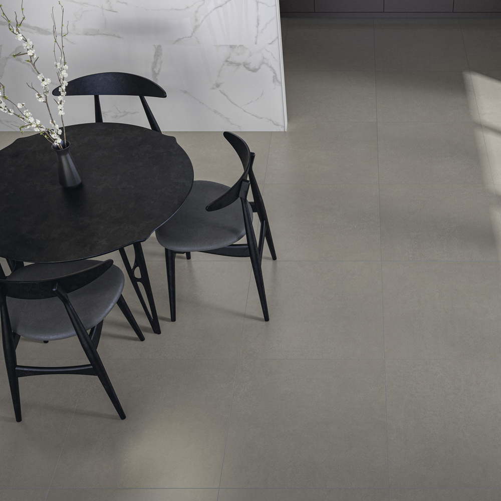 azulejo porcelanico cemento gris NEUTRA PEARL 60X60 salon