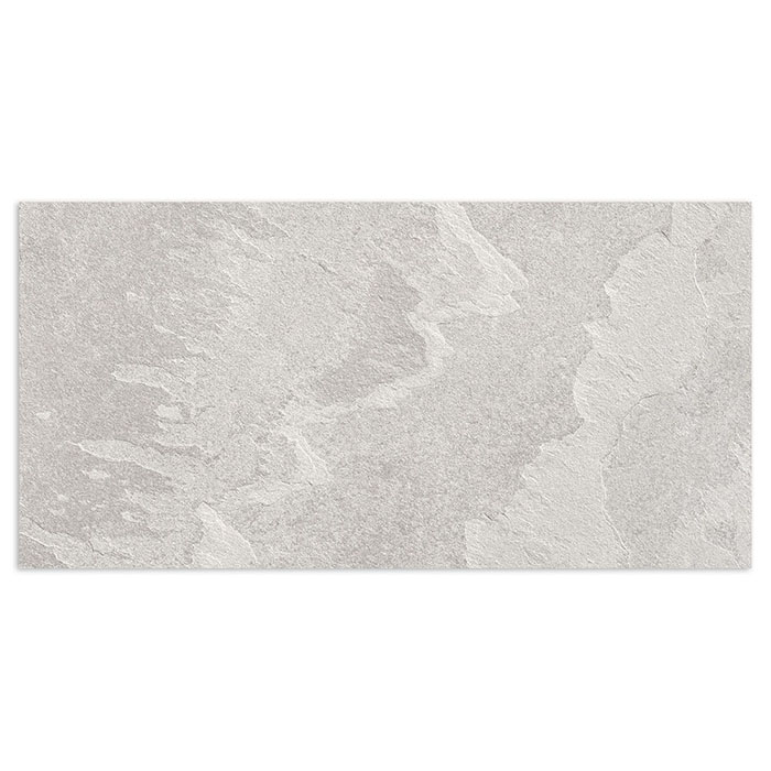 azulejo imitación piedra en color gris Overland Pearl 30x60 Antideslizante Suave Rec