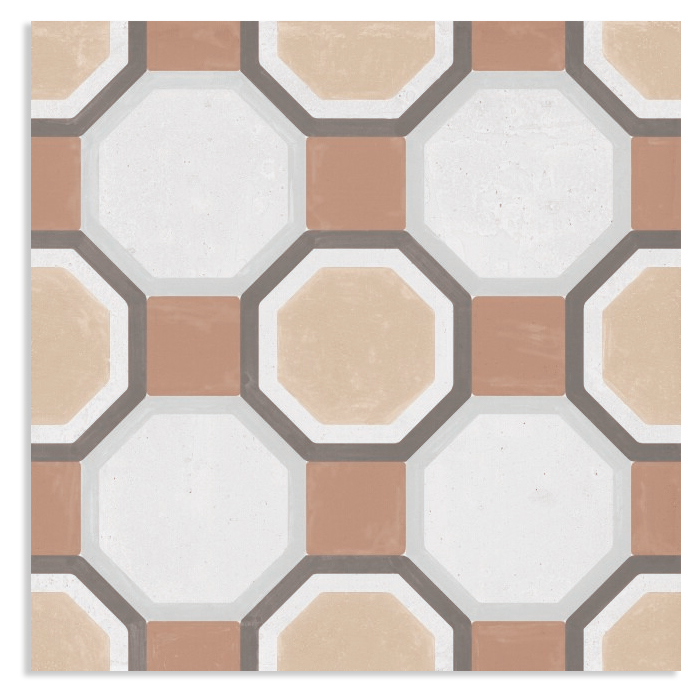 Azulejo tipo hidráulico Patterns Sand Diamond 22.3x22.3 Mate