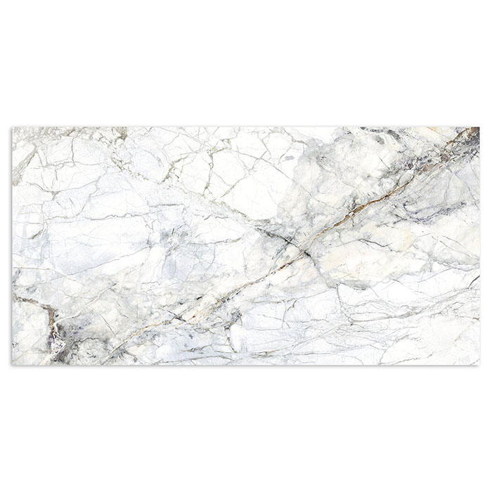 azulejo marmol gran formato Supreme White 75.5x151 Mate Rec