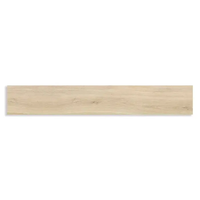 Baldosa efectto madera Verbier Maple 19.5x121.5 Antideslizante Suave