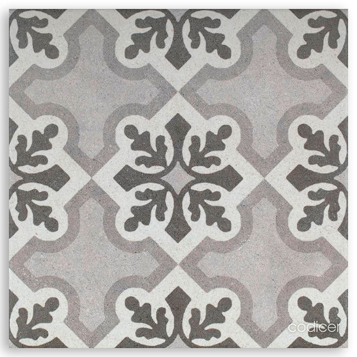 azulejo gris porcelanico VINTAGE RUZAFA 25X25 SATINADO