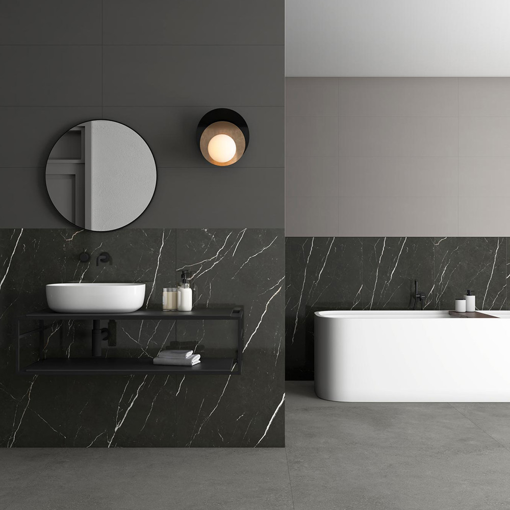 azulejos efecto marmol para baños