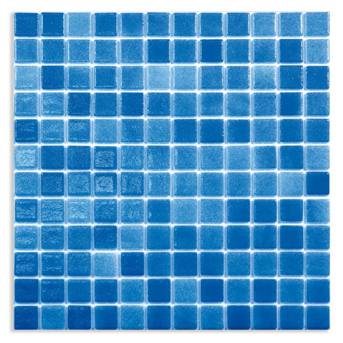 gresite de piscina Bruma azul medio